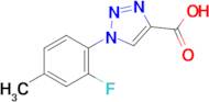 1-(2-Fluoro-4-methylphenyl)-1H-1,2,3-triazole-4-carboxylic acid