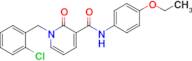 1-(2-Chlorobenzyl)-N-(4-ethoxyphenyl)-2-oxo-1,2-dihydropyridine-3-carboxamide