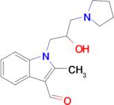 1-(2-Hydroxy-3-(pyrrolidin-1-yl)propyl)-2-methyl-1H-indole-3-carbaldehyde