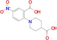 1-(2-Carboxy-4-nitrophenyl)piperidine-4-carboxylic acid