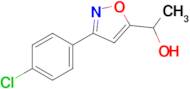 1-(3-(4-Chlorophenyl)isoxazol-5-yl)ethan-1-ol