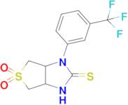 1-(3-(Trifluoromethyl)phenyl)tetrahydro-1H-thieno[3,4-d]imidazole-2(3H)-thione 5,5-dioxide