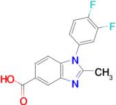 1-(3,4-Difluorophenyl)-2-methyl-1H-benzo[d]imidazole-5-carboxylic acid