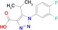 1-(3,4-Difluorophenyl)-5-isopropyl-1H-1,2,3-triazole-4-carboxylic acid