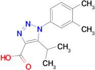 1-(3,4-Dimethylphenyl)-5-isopropyl-1H-1,2,3-triazole-4-carboxylic acid