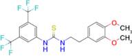 1-(3,5-Bis(trifluoromethyl)phenyl)-3-(3,4-dimethoxyphenethyl)thiourea