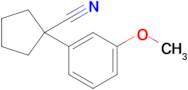 1-(3-Methoxyphenyl)cyclopentane-1-carbonitrile