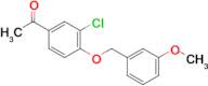 1-(3-Chloro-4-((3-methoxybenzyl)oxy)phenyl)ethan-1-one