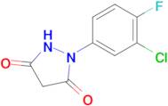 1-(3-Chloro-4-fluorophenyl)pyrazolidine-3,5-dione