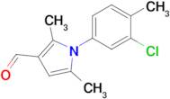 1-(3-Chloro-4-methylphenyl)-2,5-dimethyl-1H-pyrrole-3-carbaldehyde