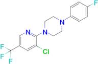 1-(3-Chloro-5-(trifluoromethyl)pyridin-2-yl)-4-(4-fluorophenyl)piperazine