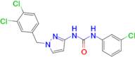 1-(3-Chlorophenyl)-3-(1-(3,4-dichlorobenzyl)-1H-pyrazol-3-yl)urea