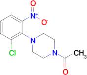 1-(4-(2-Chloro-6-nitrophenyl)piperazin-1-yl)ethan-1-one