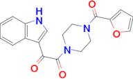 1-(4-(Furan-2-carbonyl)piperazin-1-yl)-2-(1H-indol-3-yl)ethane-1,2-dione