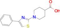 1-(4-Phenylthiazol-2-yl)piperidine-4-carboxylic acid