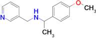 1-(4-Methoxyphenyl)-N-(pyridin-3-ylmethyl)ethan-1-amine