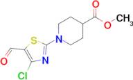 Methyl 1-(4-chloro-5-formylthiazol-2-yl)piperidine-4-carboxylate