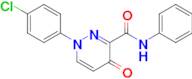 1-(4-Chlorophenyl)-4-oxo-N-phenyl-1,4-dihydropyridazine-3-carboxamide