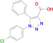 1-(4-Chlorophenyl)-5-phenyl-1H-1,2,3-triazole-4-carboxylic acid