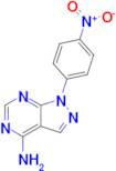 1-(4-Nitrophenyl)-1H-pyrazolo[3,4-d]pyrimidin-4-amine