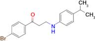 1-(4-Bromophenyl)-3-((4-isopropylphenyl)amino)propan-1-one