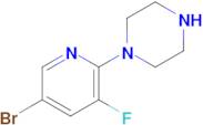 1-(5-Bromo-3-fluoropyridin-2-yl)piperazine