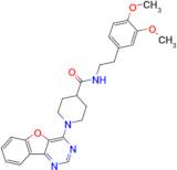 1-(Benzofuro[3,2-d]pyrimidin-4-yl)-N-(3,4-dimethoxyphenethyl)piperidine-4-carboxamide