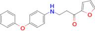 1-(Furan-2-yl)-3-((4-phenoxyphenyl)amino)propan-1-one