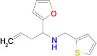 1-(Furan-2-yl)-N-(thiophen-2-ylmethyl)but-3-en-1-amine