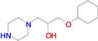 1-(Cyclohexyloxy)-3-(piperazin-1-yl)propan-2-ol
