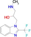 1-(Methylamino)-3-(2-(trifluoromethyl)-1H-benzo[d]imidazol-1-yl)propan-2-ol
