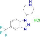 1-(Piperidin-4-yl)-5-(trifluoromethyl)-1H-benzo[d][1,2,3]triazole hydrochloride