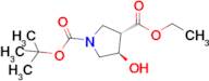 1-(Tert-butyl) 3-ethyl (3S,4R)-4-hydroxypyrrolidine-1,3-dicarboxylate