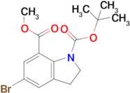 1-(Tert-butyl) 7-methyl 5-bromoindoline-1,7-dicarboxylate