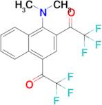 1,1'-(4-(Dimethylamino)naphthalene-1,3-diyl)bis(2,2,2-trifluoroethan-1-one)