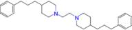 1,2-Bis(4-(3-phenylpropyl)piperidin-1-yl)ethane