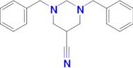 1,3-Dibenzylhexahydropyrimidine-5-carbonitrile
