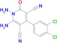 1,6-Diamino-4-(3,4-dichlorophenyl)-2-oxo-1,2-dihydropyridine-3,5-dicarbonitrile