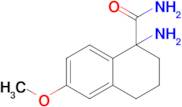 1-Amino-6-methoxy-1,2,3,4-tetrahydronaphthalene-1-carboxamide