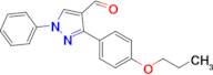 1-Phenyl-3-(4-propoxyphenyl)-1H-pyrazole-4-carbaldehyde