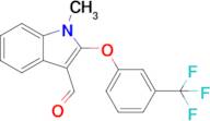 1-Methyl-2-(3-(trifluoromethyl)phenoxy)-1H-indole-3-carbaldehyde