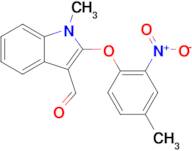 1-Methyl-2-(4-methyl-2-nitrophenoxy)-1H-indole-3-carbaldehyde