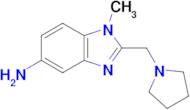 1-Methyl-2-(pyrrolidin-1-ylmethyl)-1H-benzo[d]imidazol-5-amine