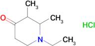 1-Ethyl-2,3-dimethylpiperidin-4-one hydrochloride