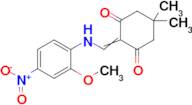 2-(((2-Methoxy-4-nitrophenyl)amino)methylene)-5,5-dimethylcyclohexane-1,3-dione