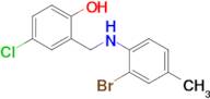 2-(((2-Bromo-4-methylphenyl)amino)methyl)-4-chlorophenol