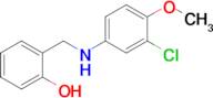 2-(((3-Chloro-4-methoxyphenyl)amino)methyl)phenol