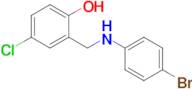 2-(((4-Bromophenyl)amino)methyl)-4-chlorophenol