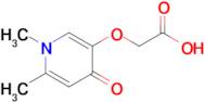 2-((1,6-Dimethyl-4-oxo-1,4-dihydropyridin-3-yl)oxy)acetic acid