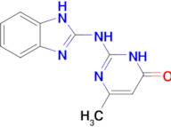 2-[(1H-1,3-benzodiazol-2-yl)amino]-6-methyl-3,4-dihydropyrimidin-4-one